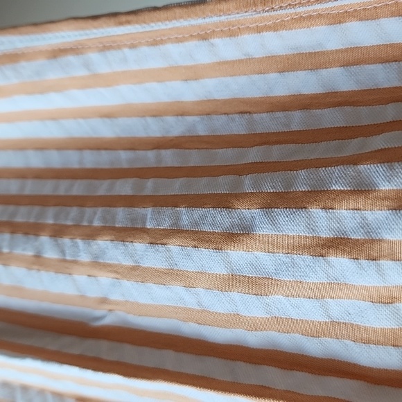 Max & Co Cotton Pinstripe Two Tone Summer Trouser Pants - Picture 4 of 8